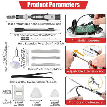 Electronics Screwdriver Set 115 in 1 Precision Screwdriver Tools Nut Driver - InspiredGrabs.com